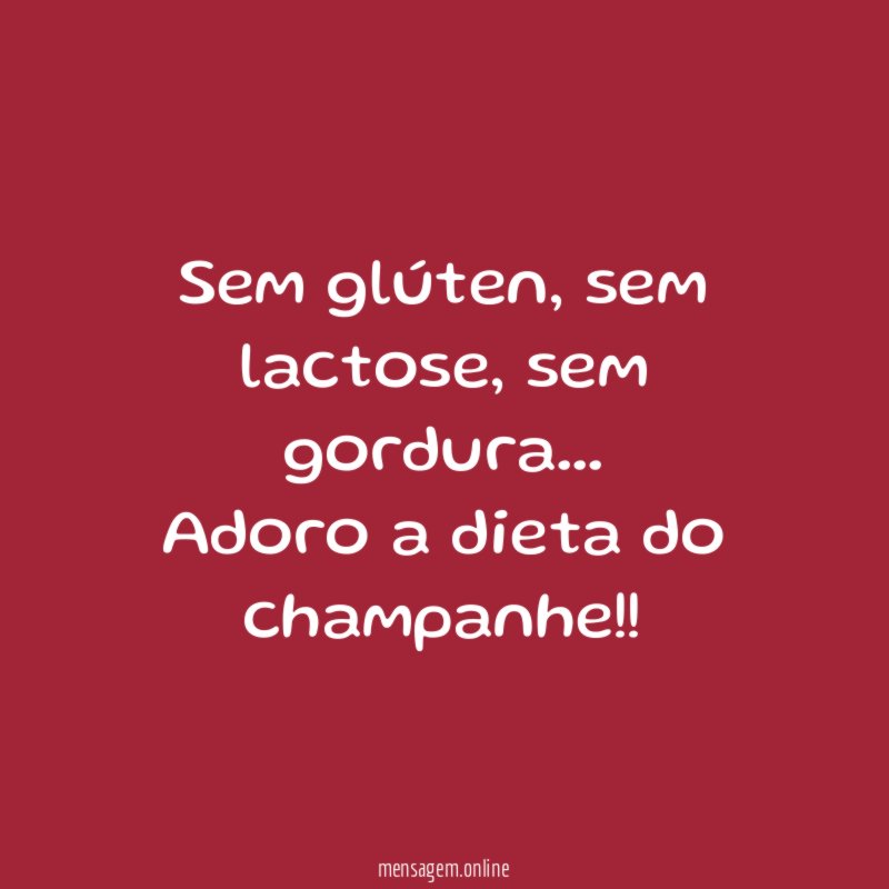 Dieta do champanhe