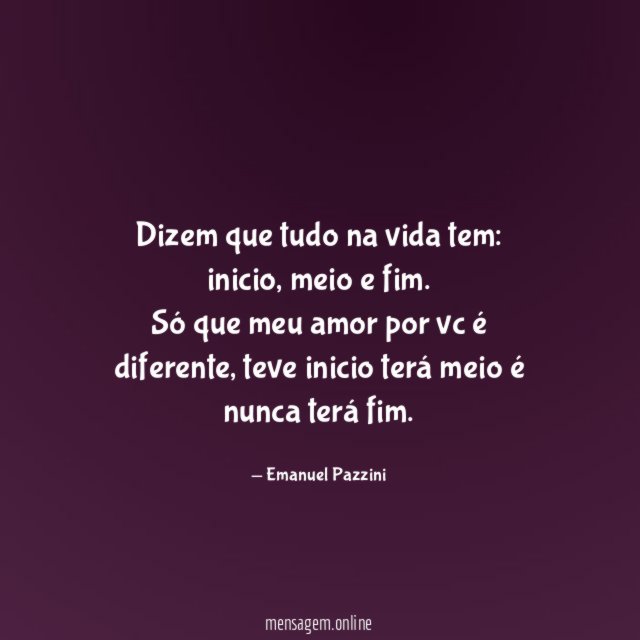 dizem que tudo na vida tem
