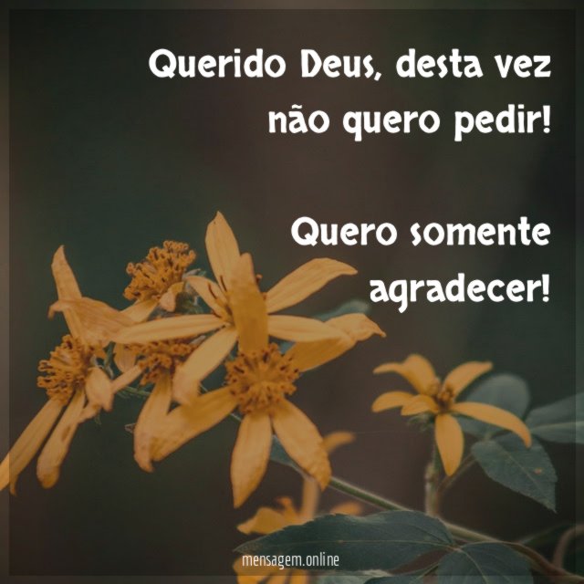 Agradecimento a Deus