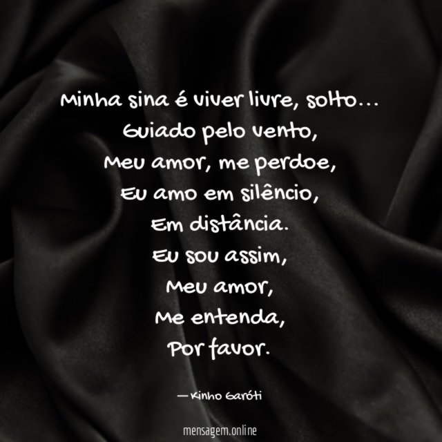 Minha sina é viver livre
