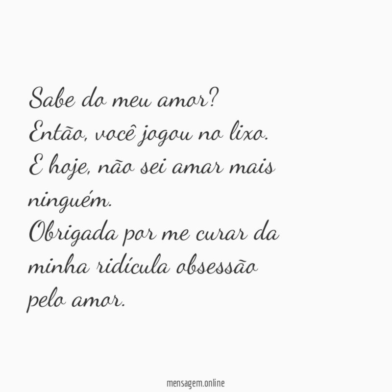 Sabe do meu amor