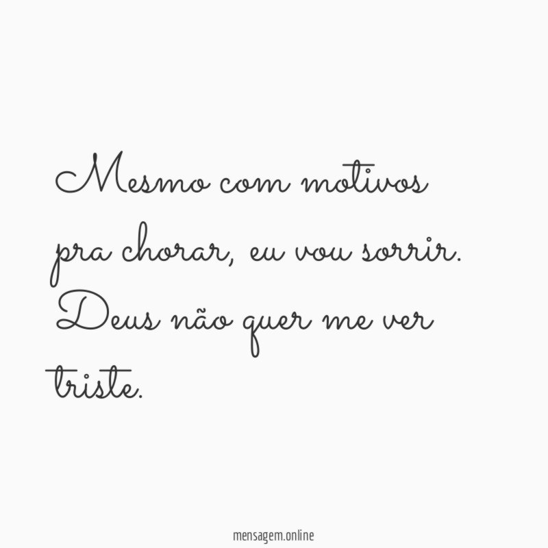 Deus não quer