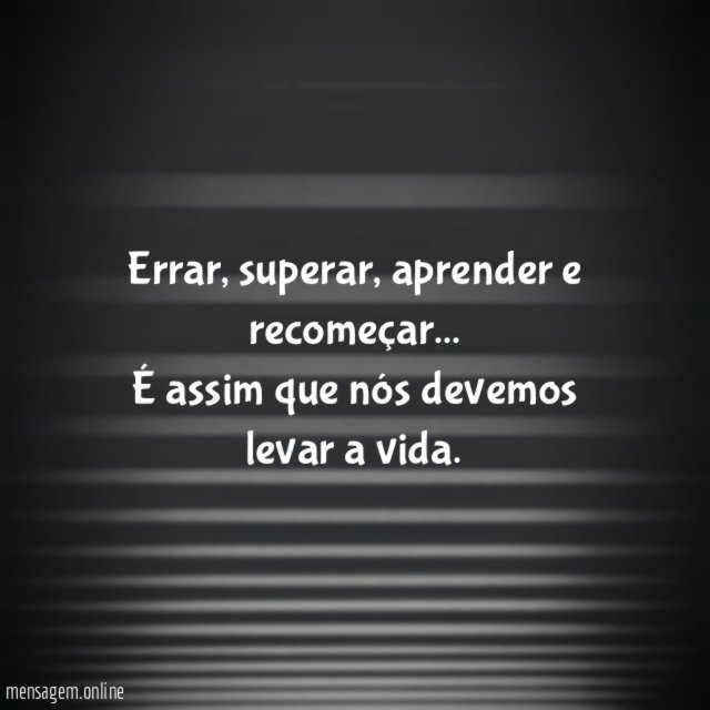 Como levar a vida