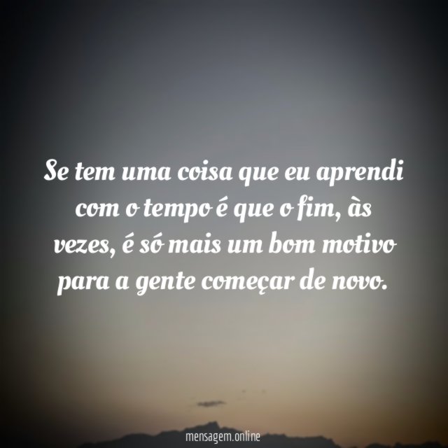 Começar de novo