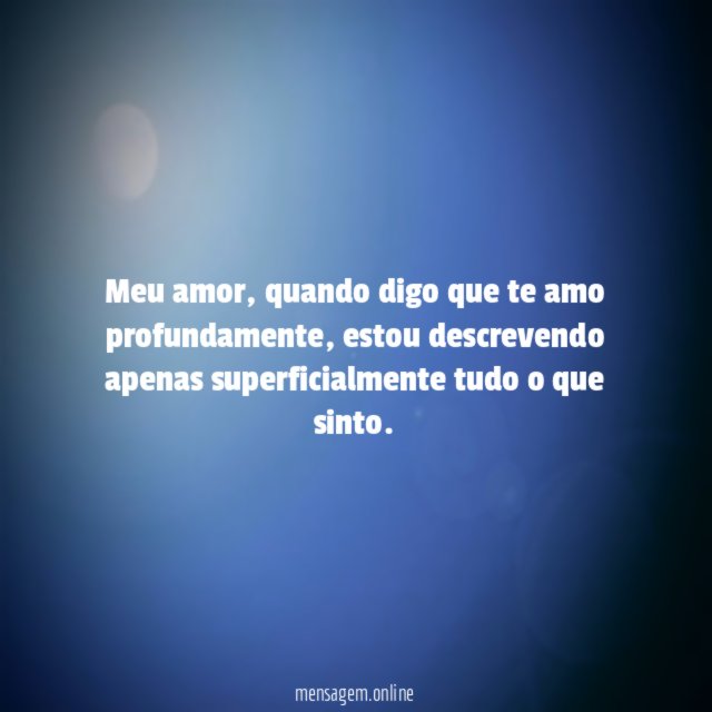 Meu amor