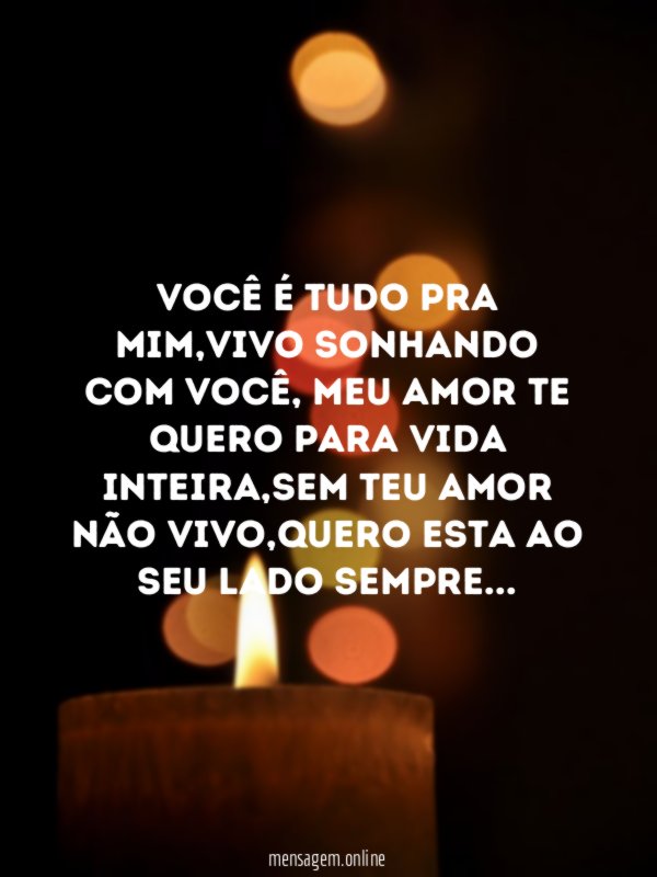 você é tudo pra mim