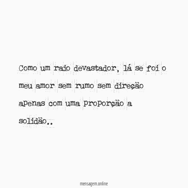 Como um raio devastador