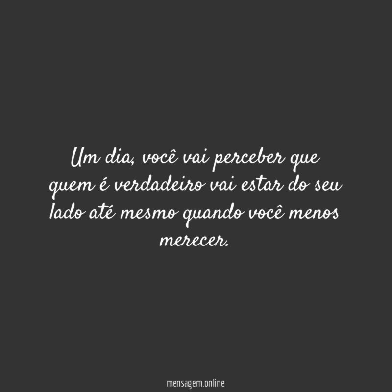 Quem é verdadeiro
