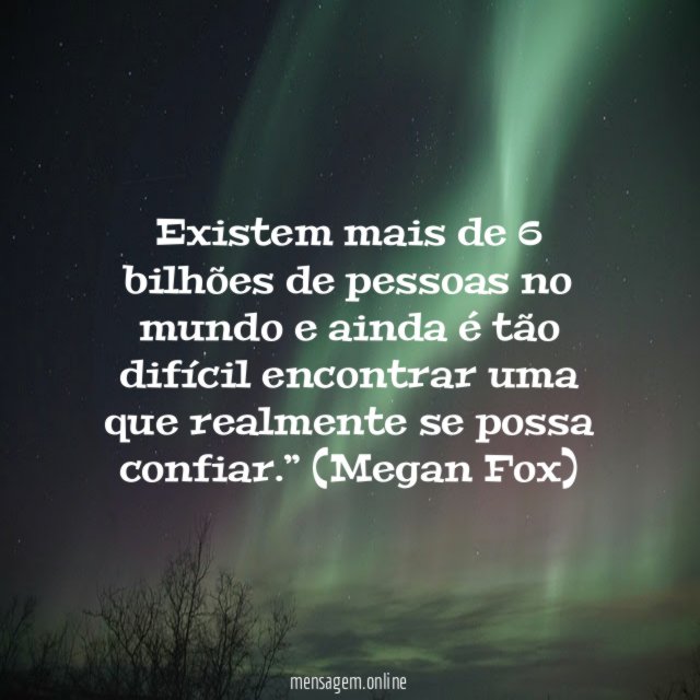 Confiar nas pessoas