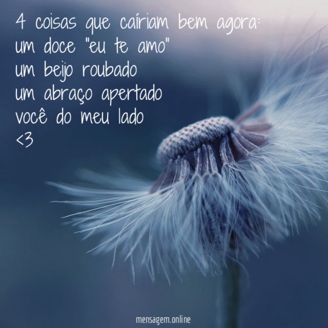 4 coisas que caíriam bem agora