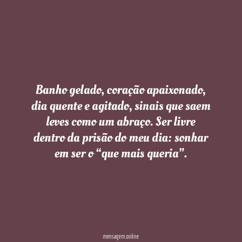 Banho gelado