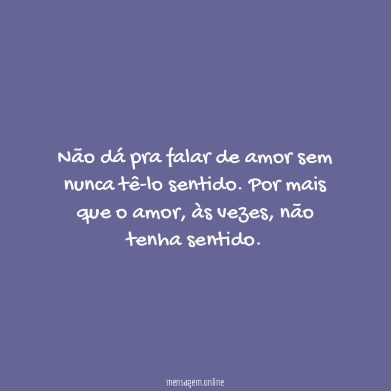 Sem sentido