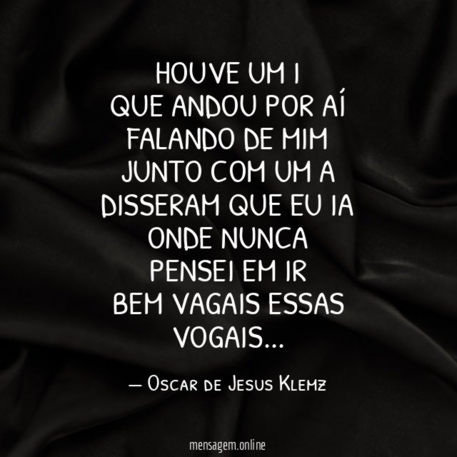 Houve um i que andou por aí falando de