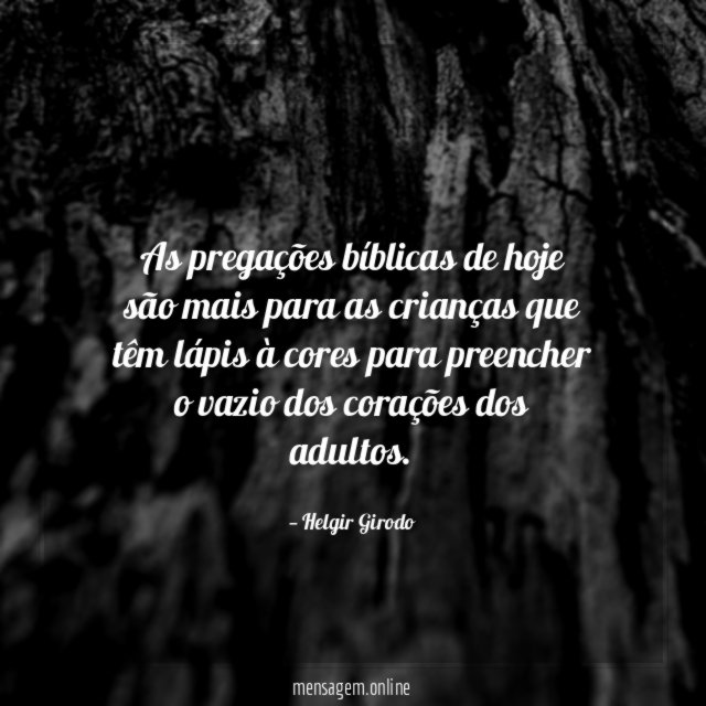 As pregações bíblicas de hoje são mais para