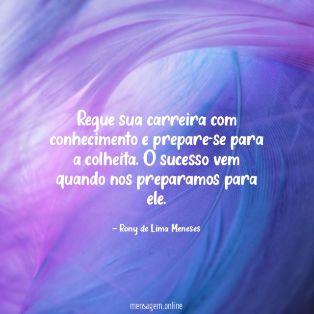 Regue sua carreira com conhecimento e prepare-se para a colheita