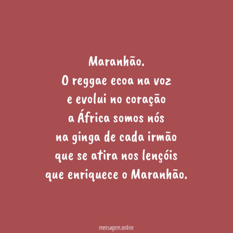 Maranhão.