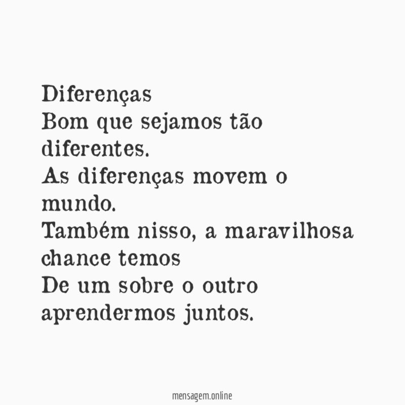 Diferenças