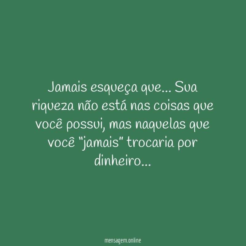 Jamais esqueça