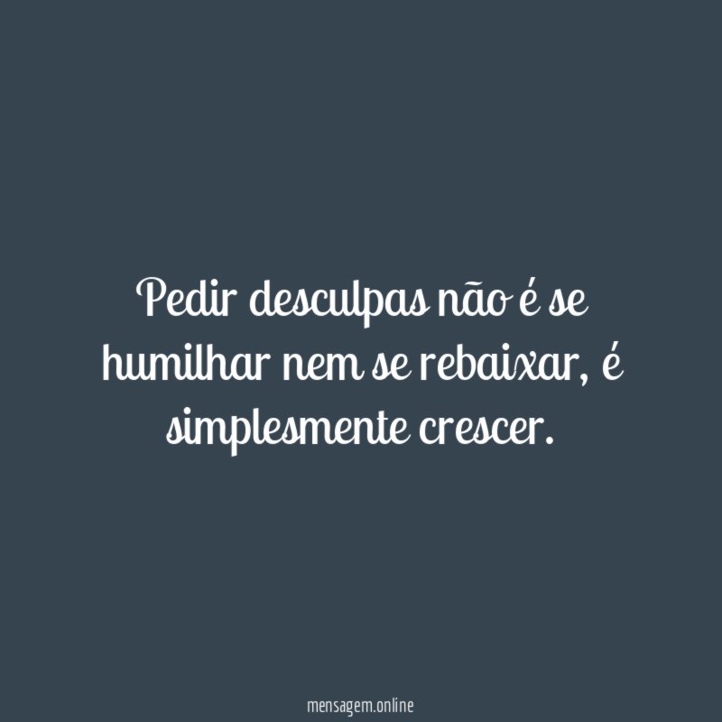 Desculpas