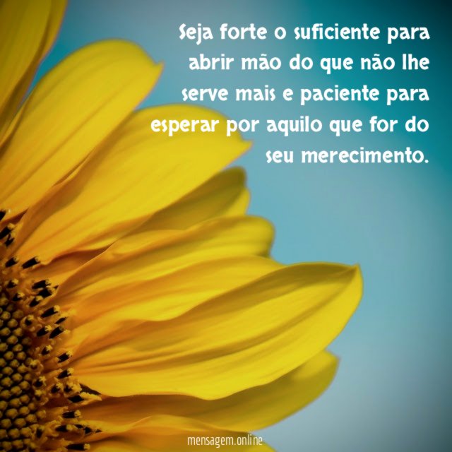 Seja forte