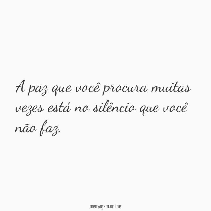 Em busca da paz