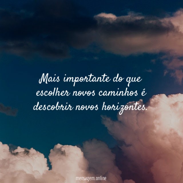 Novos horizontes