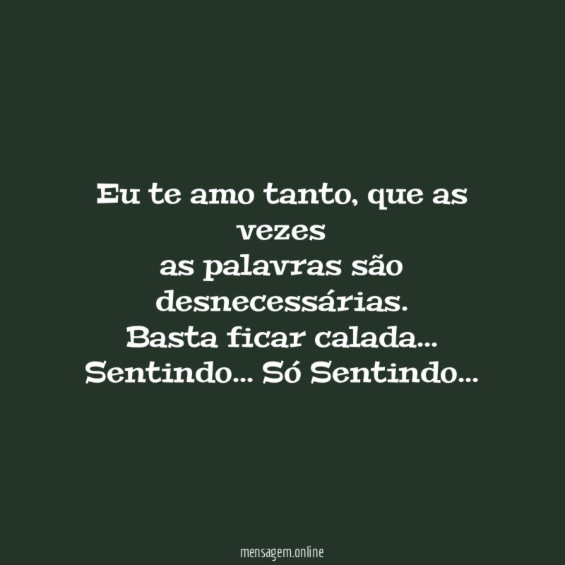 Eu te amo tanto