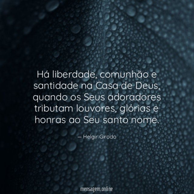 Há liberdade