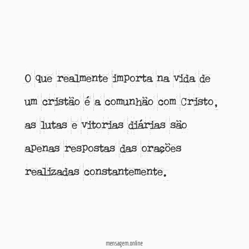 O que realmente importa na vida de um