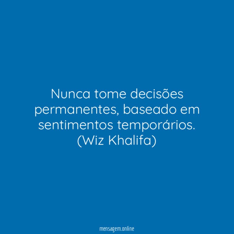 Decisões permanentes