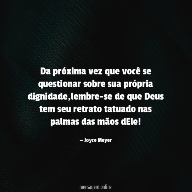 Da próxima vez que você se questionar sobre