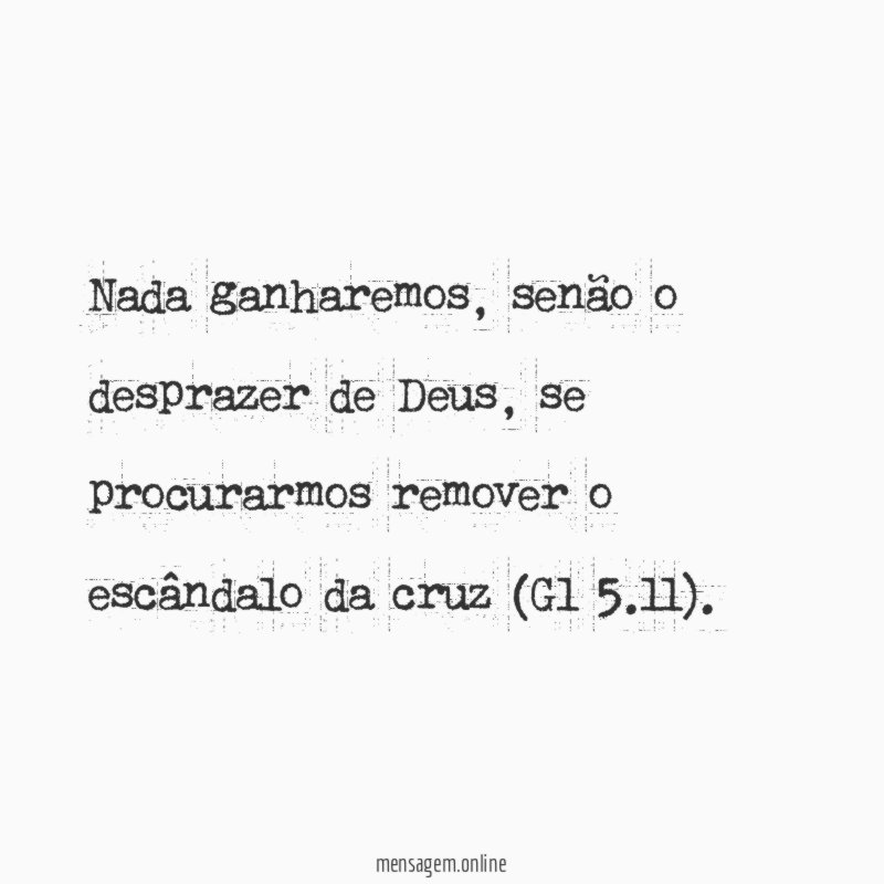 Nada ganharemos