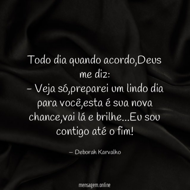 Todo dia quando acordo