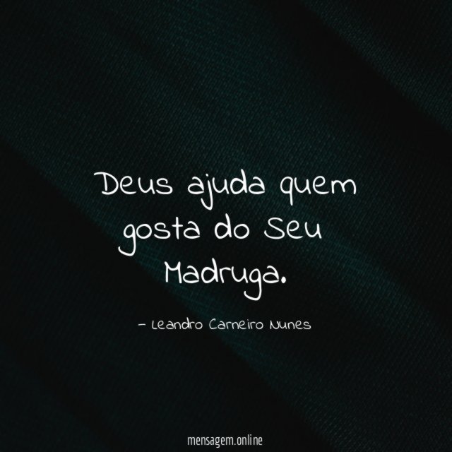 Deus ajuda quem gosta do Seu Madruga