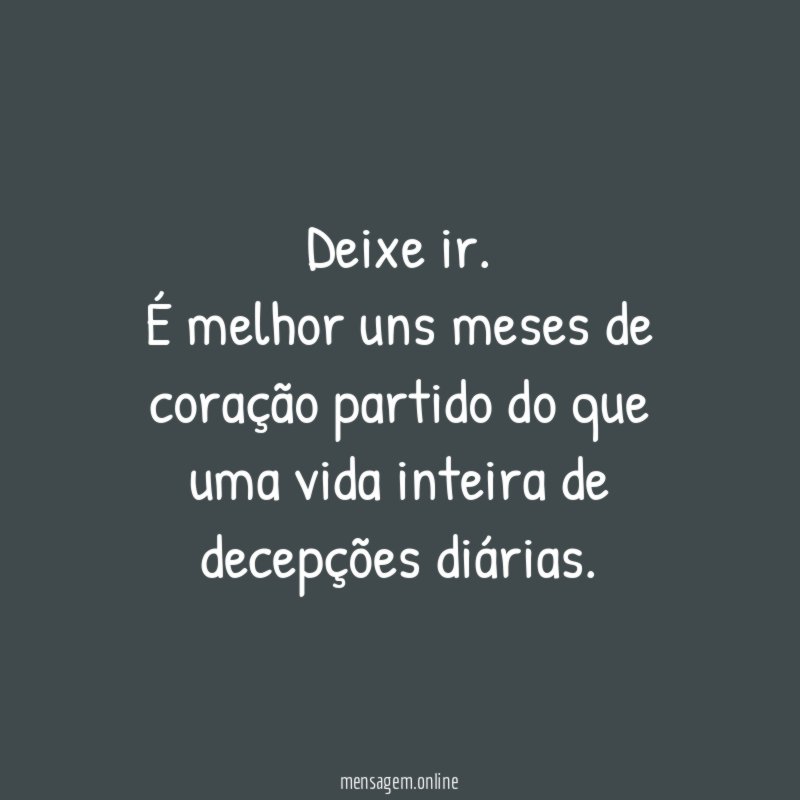 Deixe ir embora