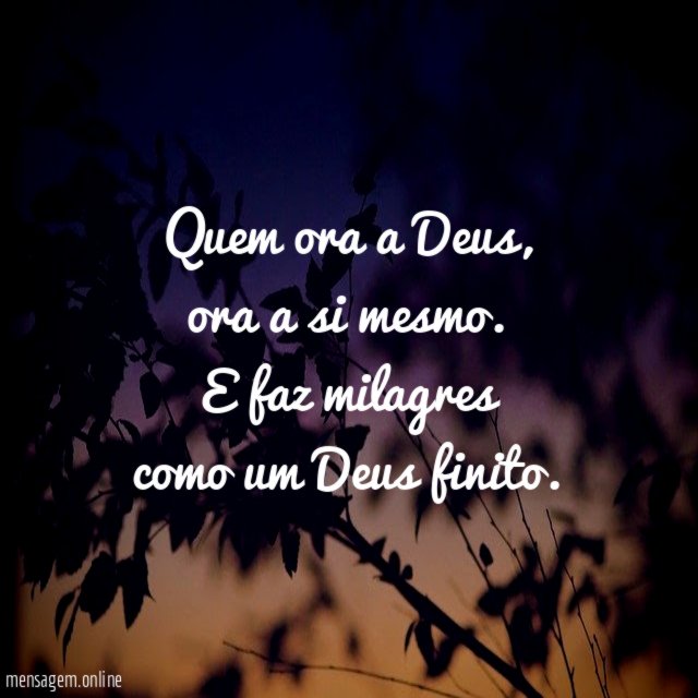 Quem ora a Deus