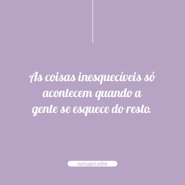Coisas inesquecíveis