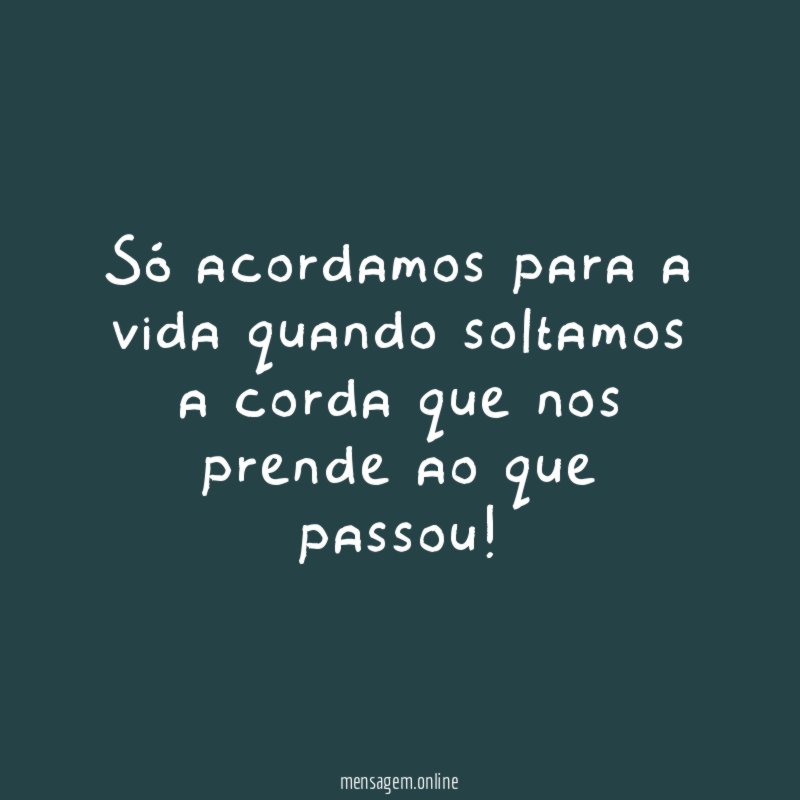 Solte a corda