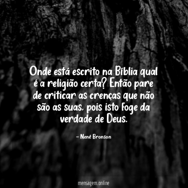 Onde está escrito na Bíblia qual é a religião certa