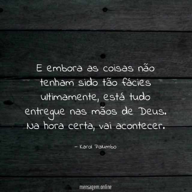 E embora as coisas não tenham sido tão