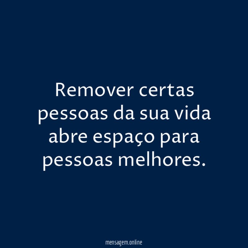 Abre espaço na sua vida