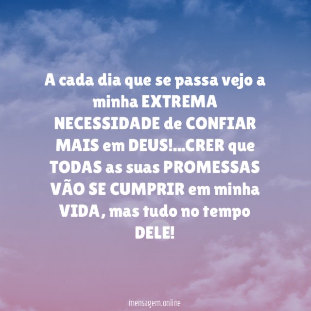 A cada dia que se passa vejo a