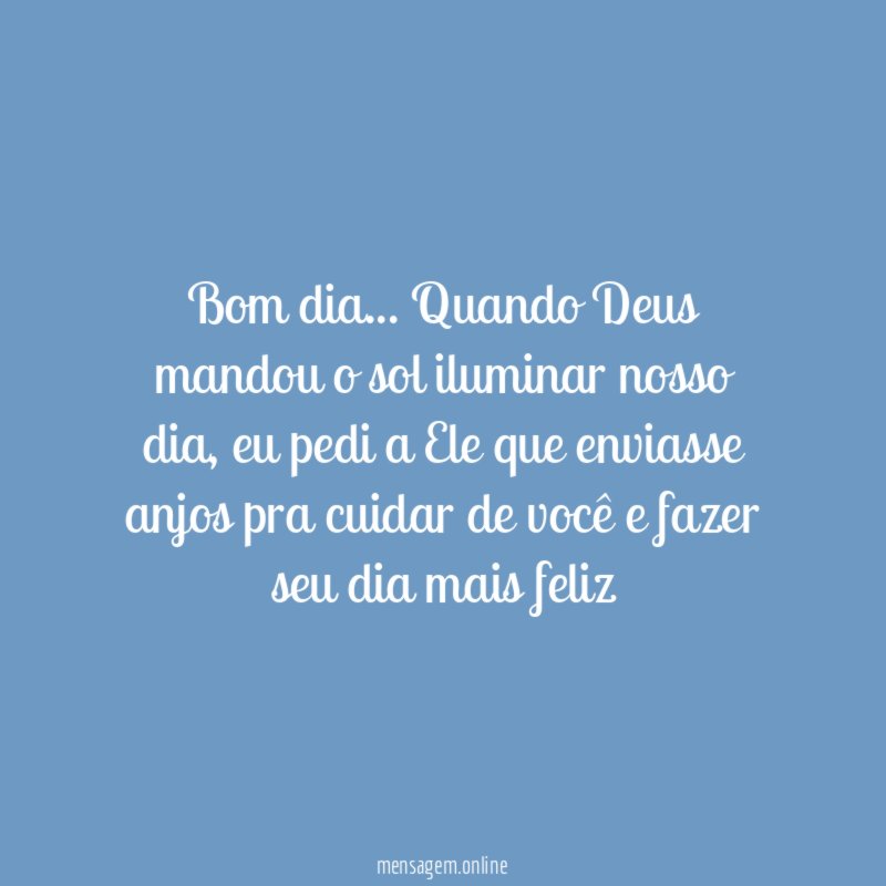 Bom dia