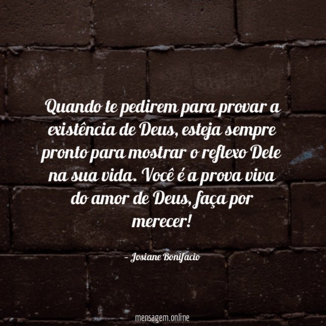 Quando te pedirem para provar a existência de Deus