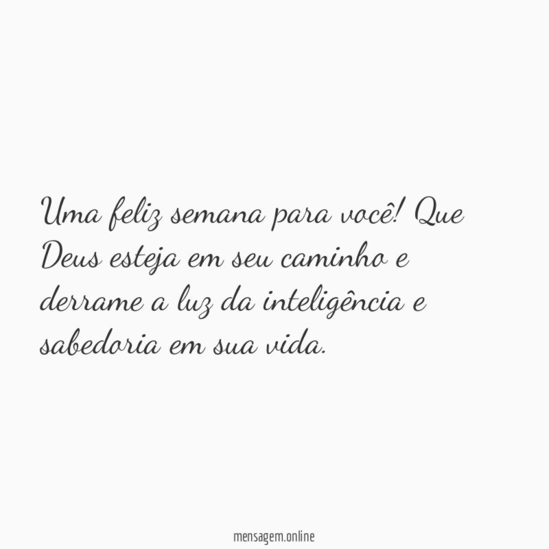 Nova semana