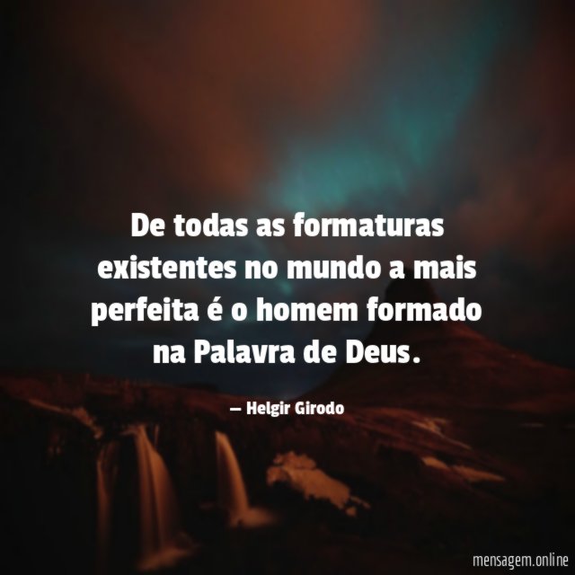 De todas as formaturas existentes no mundo a