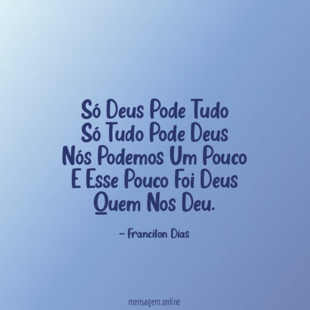 Só Deus Pode Tudo Só Tudo Pode Deus Nós Podemos