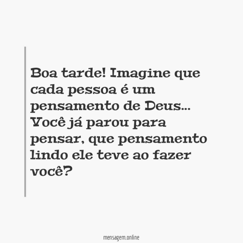 Pensamento de Deus