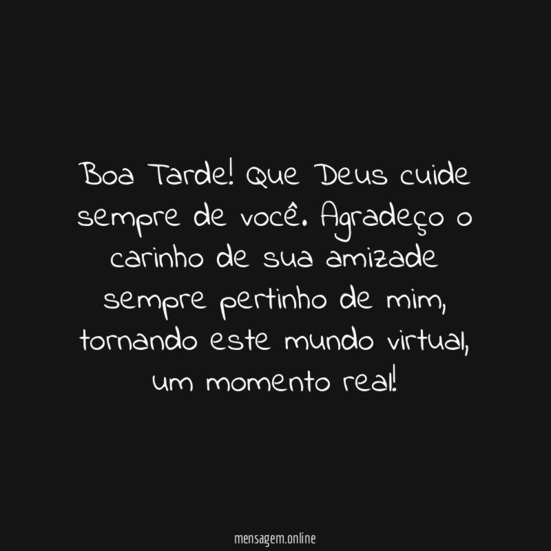 Boa tarde amigo!