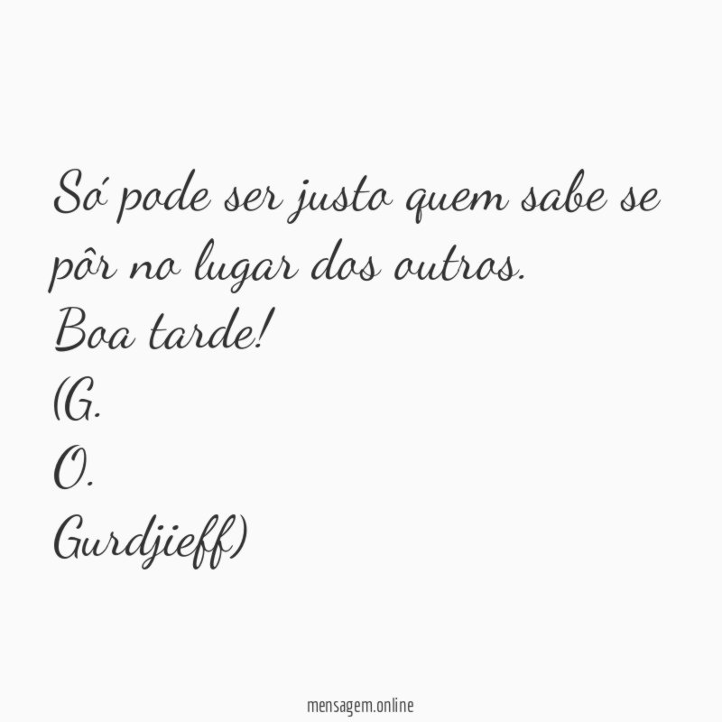 No lugar do próximo